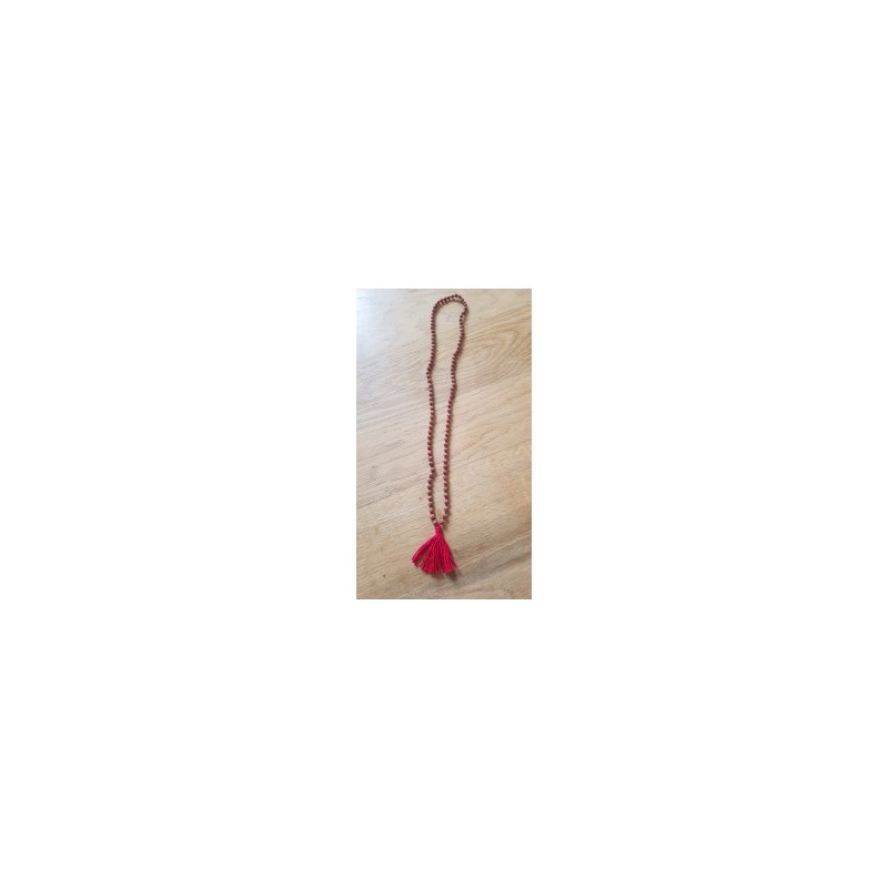 Collier Mala Rudraksha Perles en Bois Collier Mala Rudraksha Perles en Bois