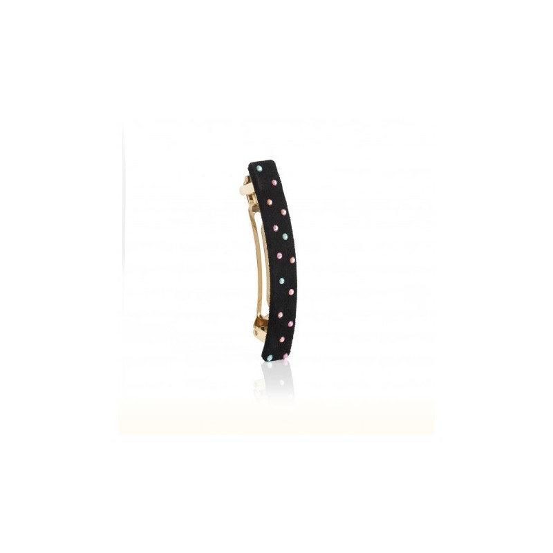 Barrette velours et cristaux NINO