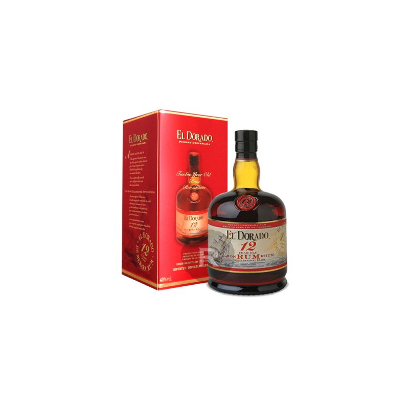 Rhum - El Dorado - 12 ans d'âge - 70 cl