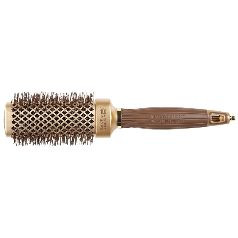 Brosse carrée NanoThermic Ceramic + Ion Olivia Garden